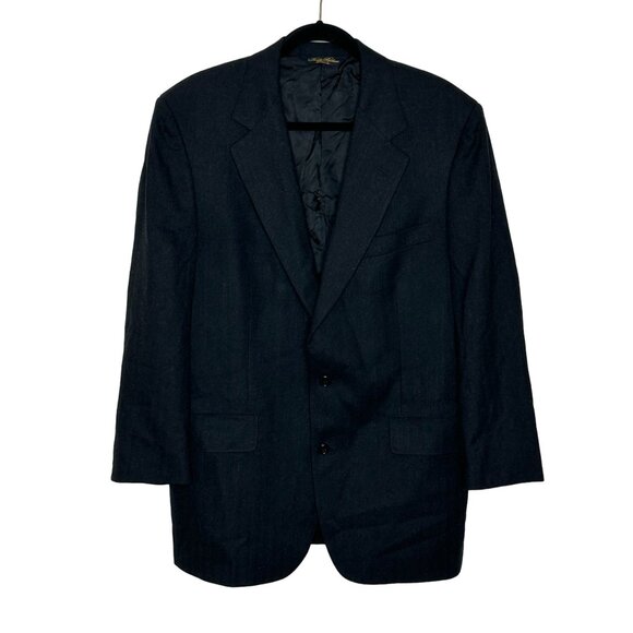 Brooks Brothers‎ Wool Makers Brookease Classic Fit Blazer Size 41R Charcoal Gray - Picture 1 of 10